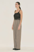 Yui Belted Tailored Suit Mink
