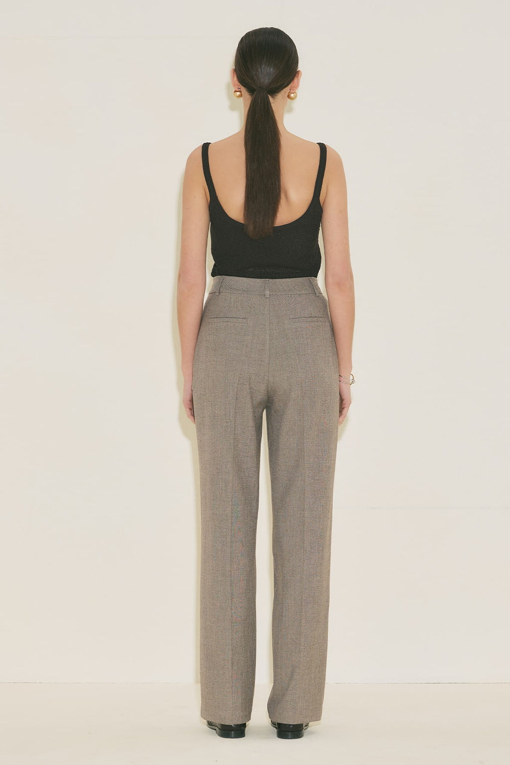 Yui Belted Tailored Suit Mink