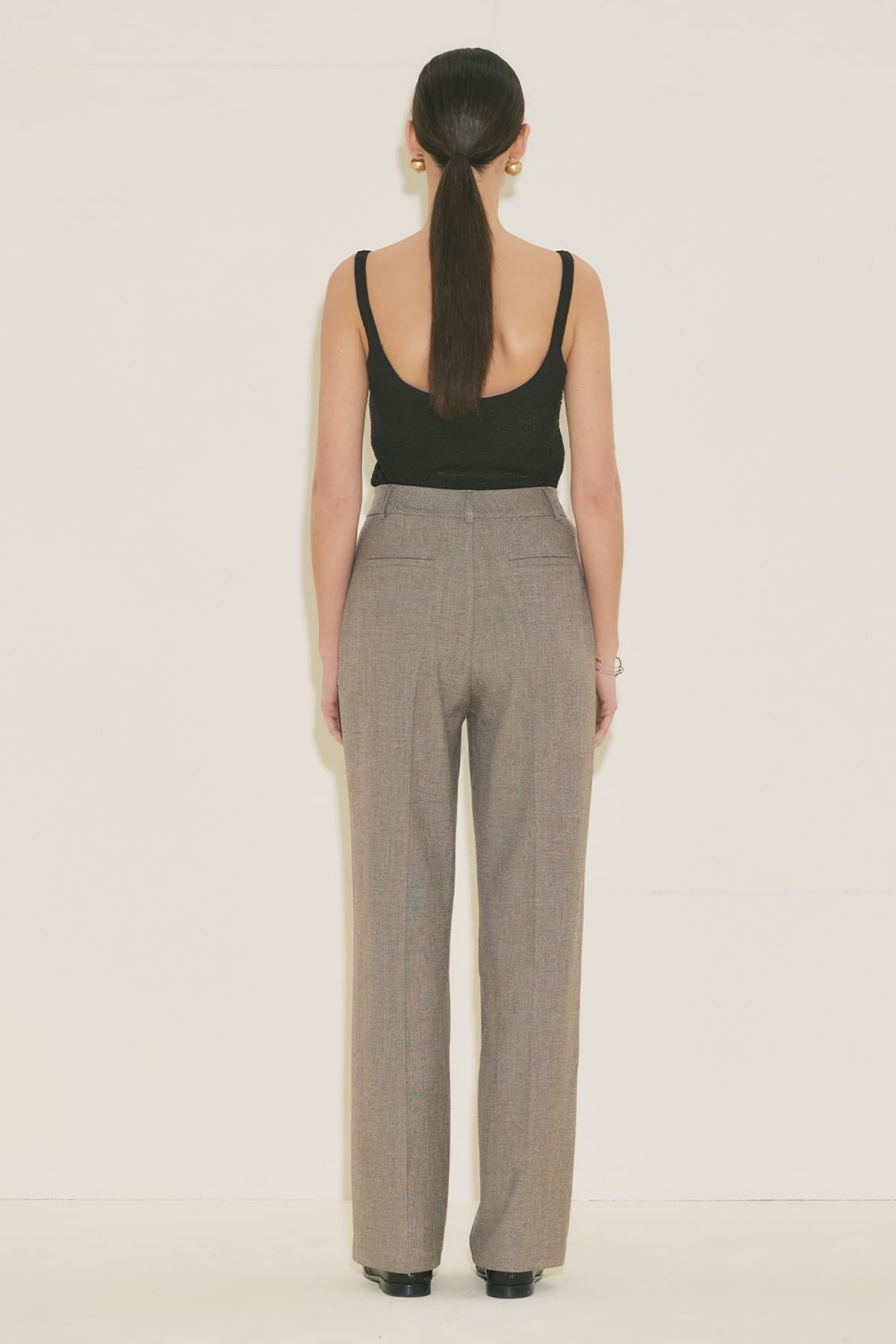 Yui Belted Tailored Suit Mink