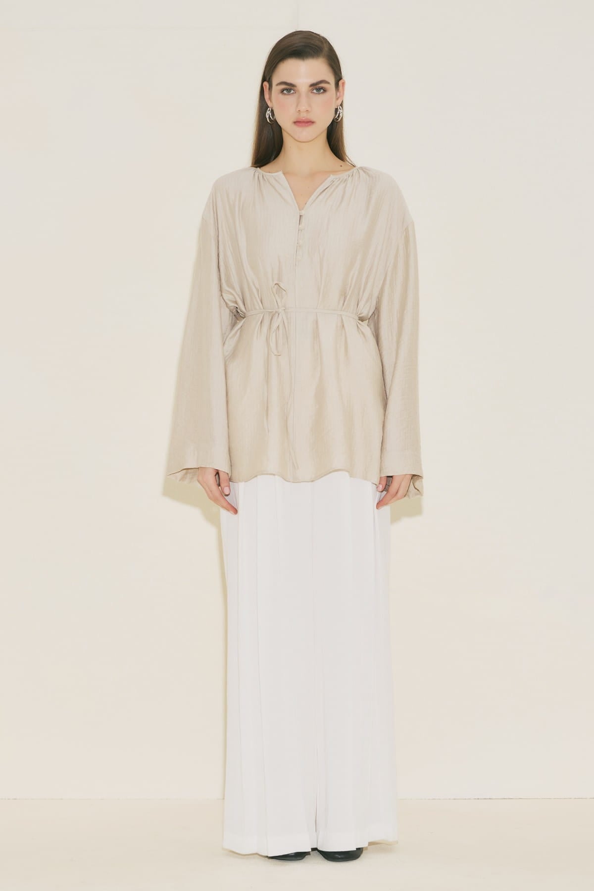 Textured Cast Tunic Stone