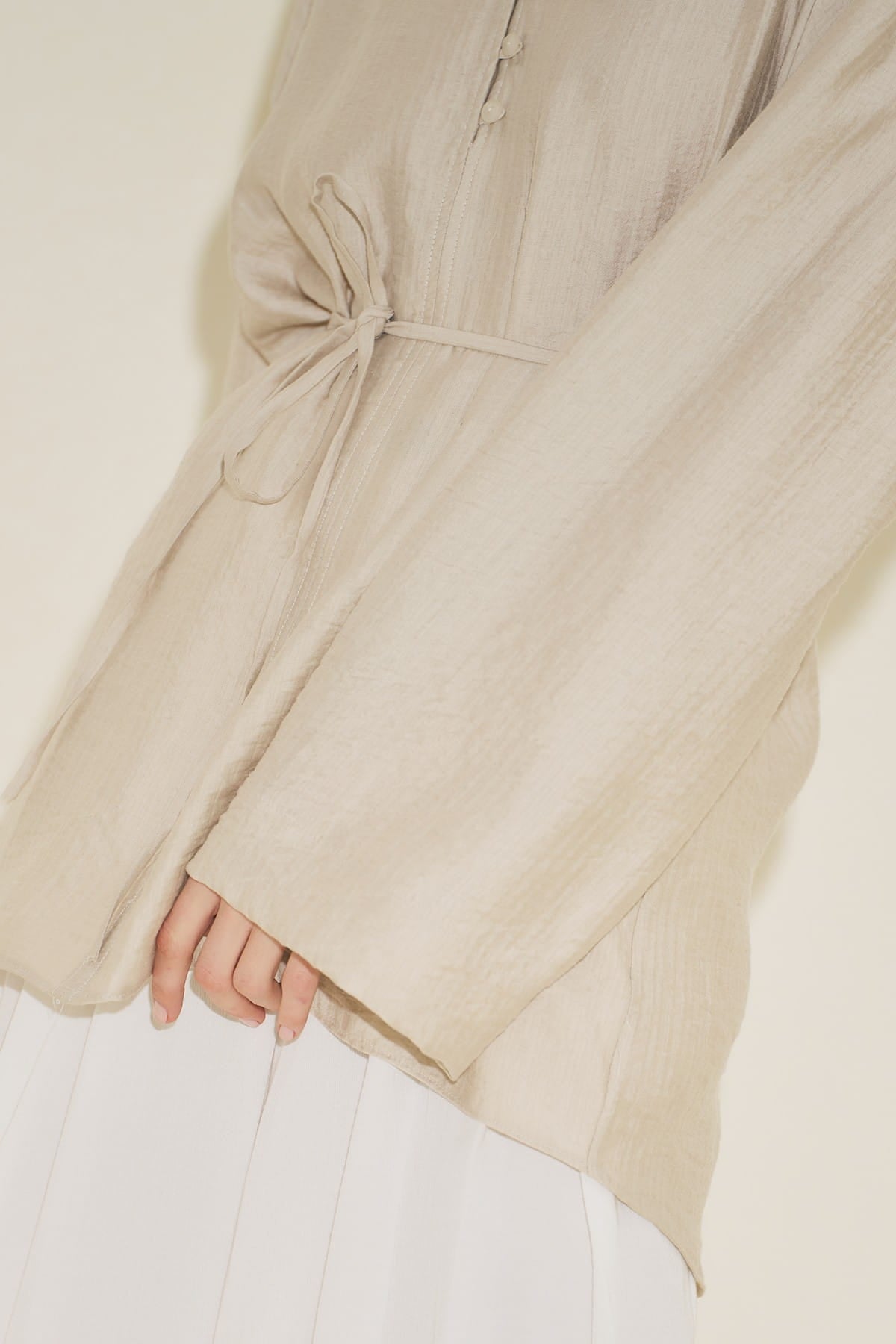 Textured Cast Tunic Stone