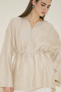 Textured Cast Tunic Stone