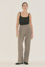 Yui Belted Tailored Suit Mink