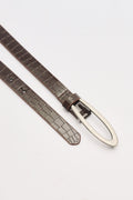Slim Print Belt Brown