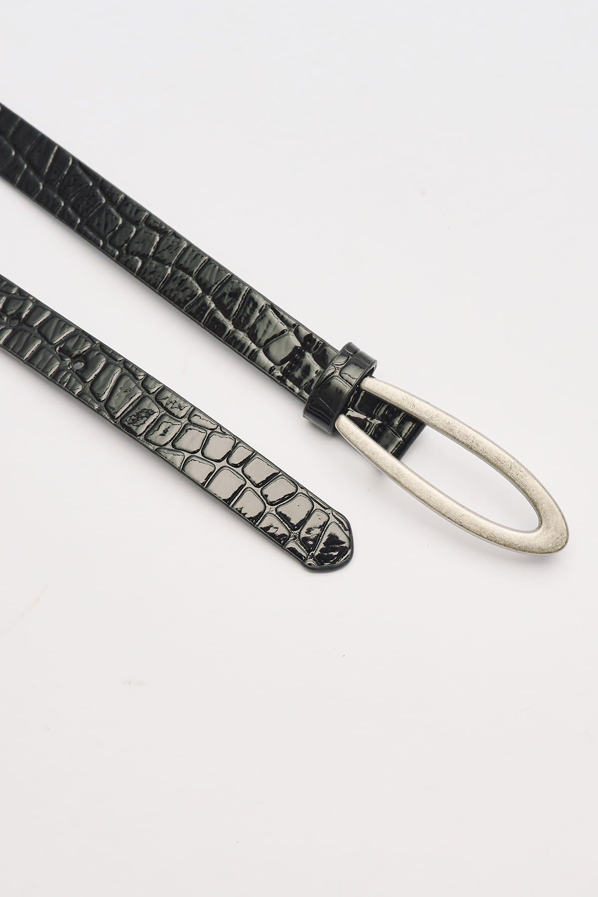 Slim Print Belt Black