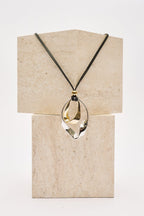 Double Long Necklace Black