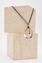 Double Long Necklace Black