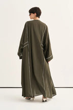Khaki Organic Cotton Abaya