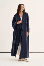 Navy Organic Cotton Abaya