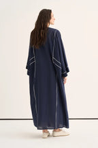 Navy Organic Cotton Abaya