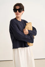 Navy Basic Sweatshirt
