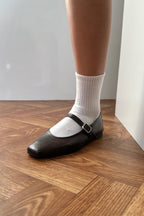 Brown ballerina flats