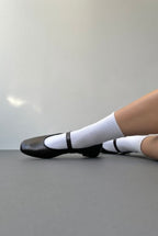 Brown ballerina flats