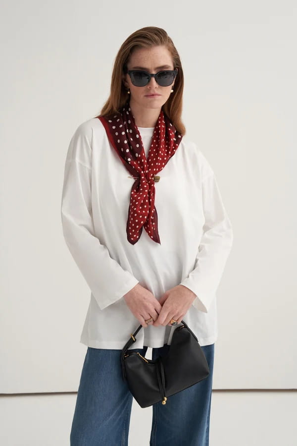Ecru Basic Sweatshirt