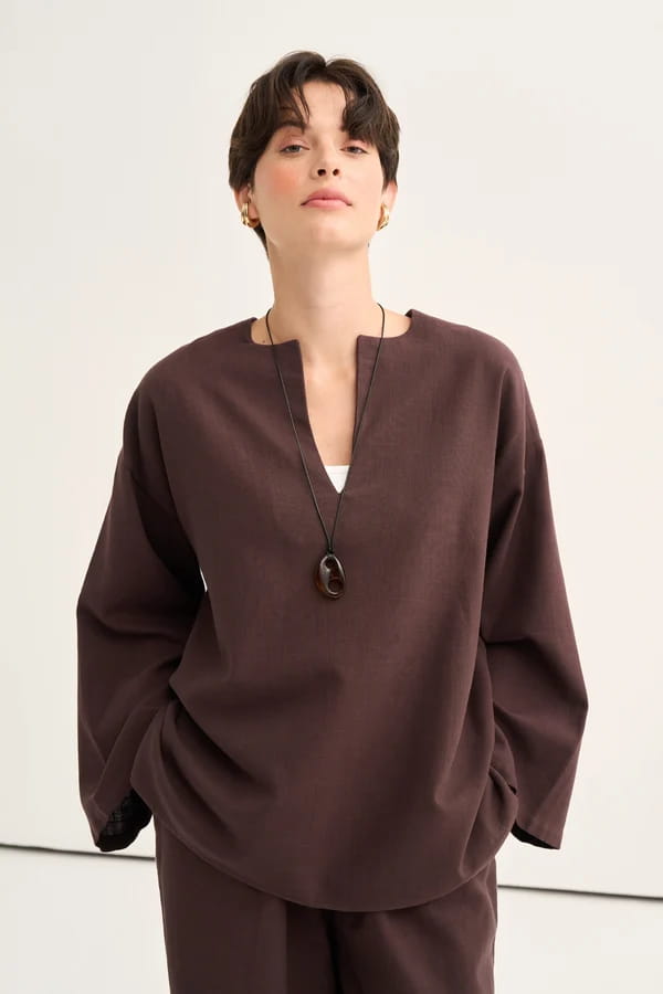 Brown Organic Cotton Suit