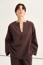 Brown Organic Cotton Suit