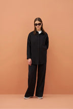 Black Organic Cotton Shirt