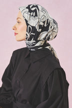 Black Love Viscose Scarf