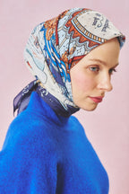 Midnight Blue Viscose Scarf