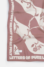 Dreamy pink love reverie floss viscose scarf