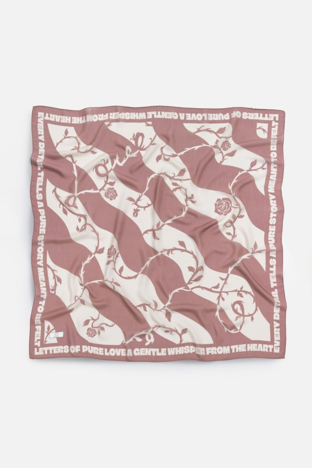 Dreamy pink love reverie floss viscose scarf