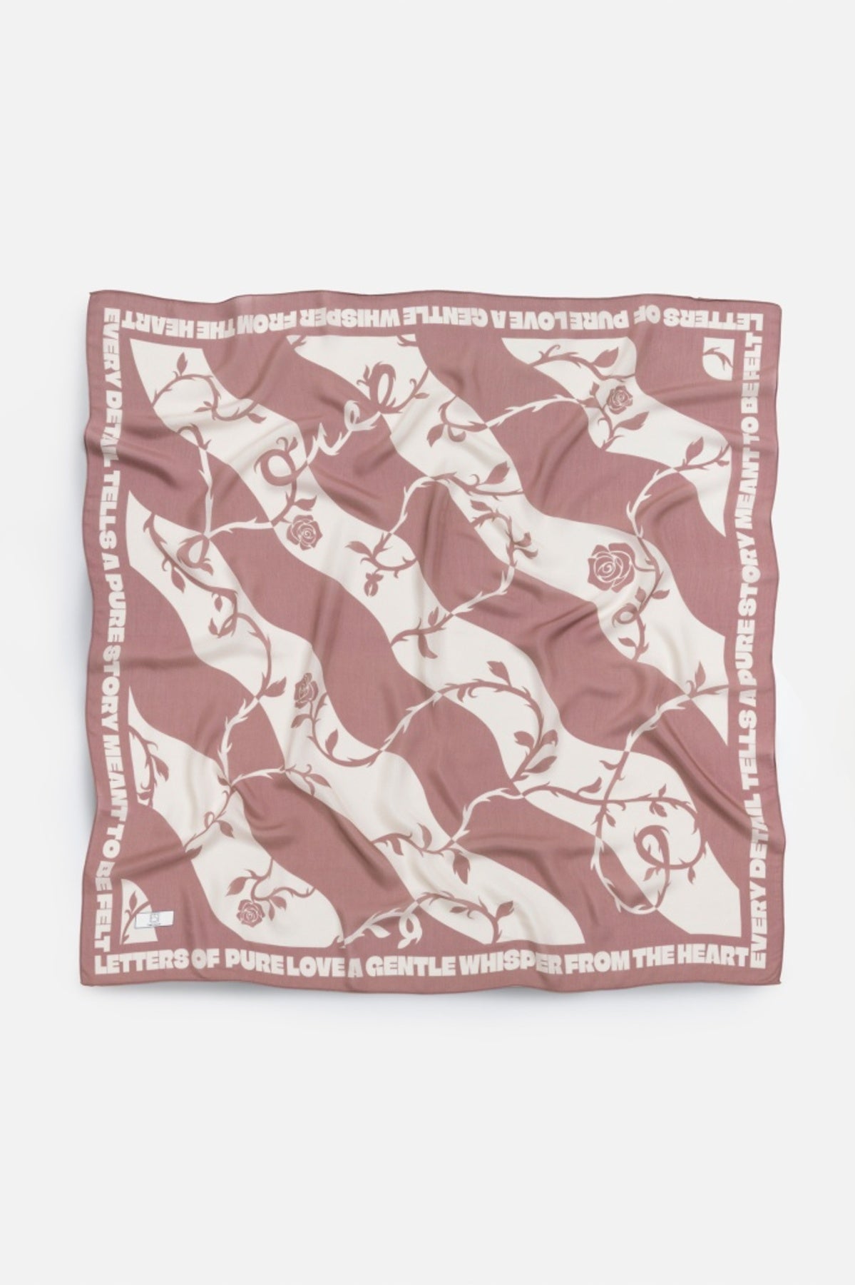 Dreamy pink love reverie floss viscose scarf