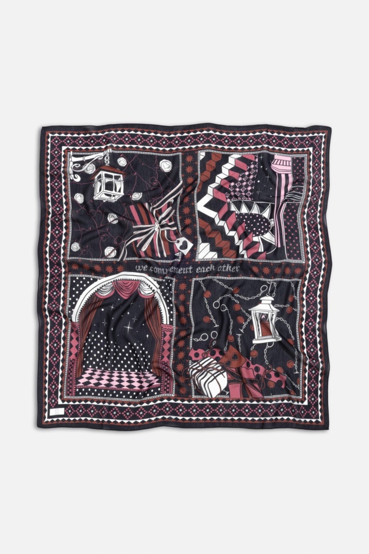 Black Swan Viscose Scarf