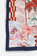 Lavender garden tales of love viscose scarf