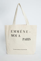 Printed guests cloth bag paris