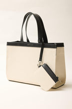 Canvas large city bag natural