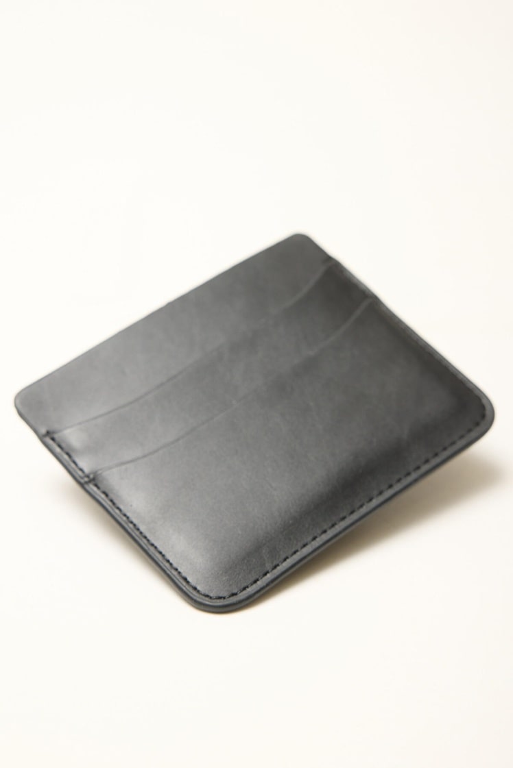 Logo card holder black