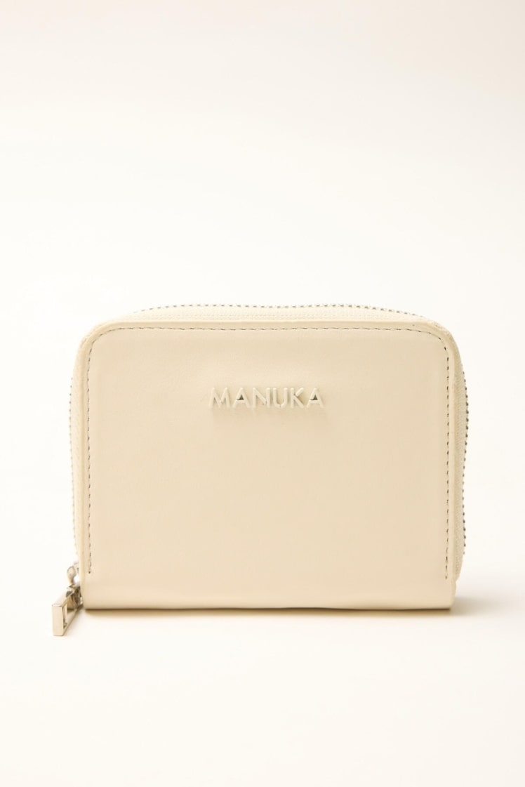 Mini wallet beige