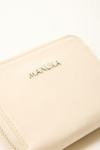 Mini wallet beige