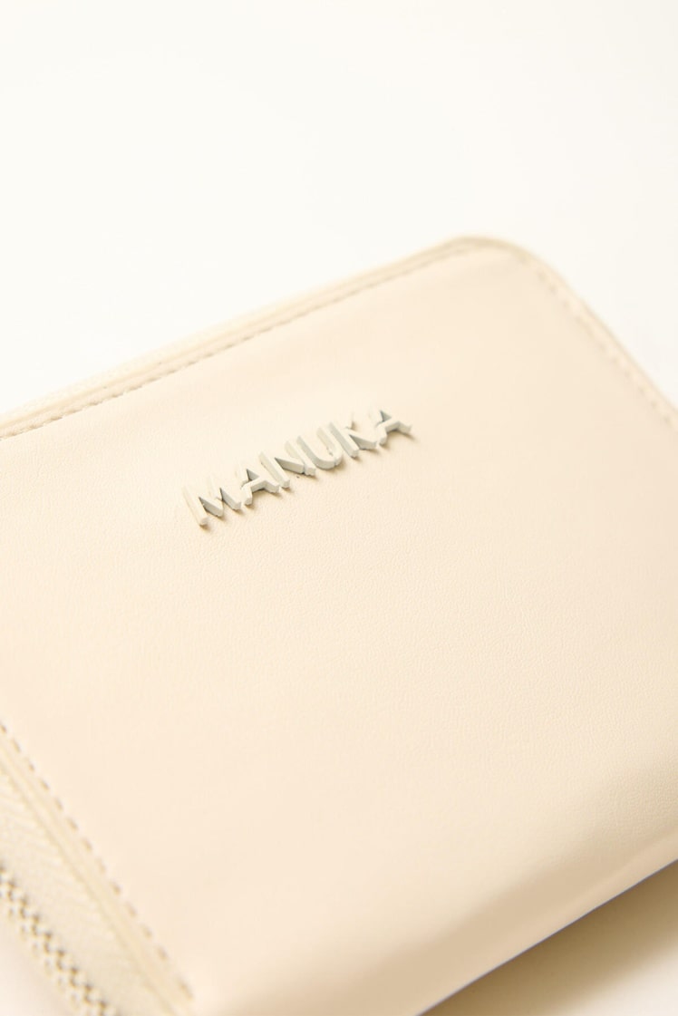 Mini wallet beige