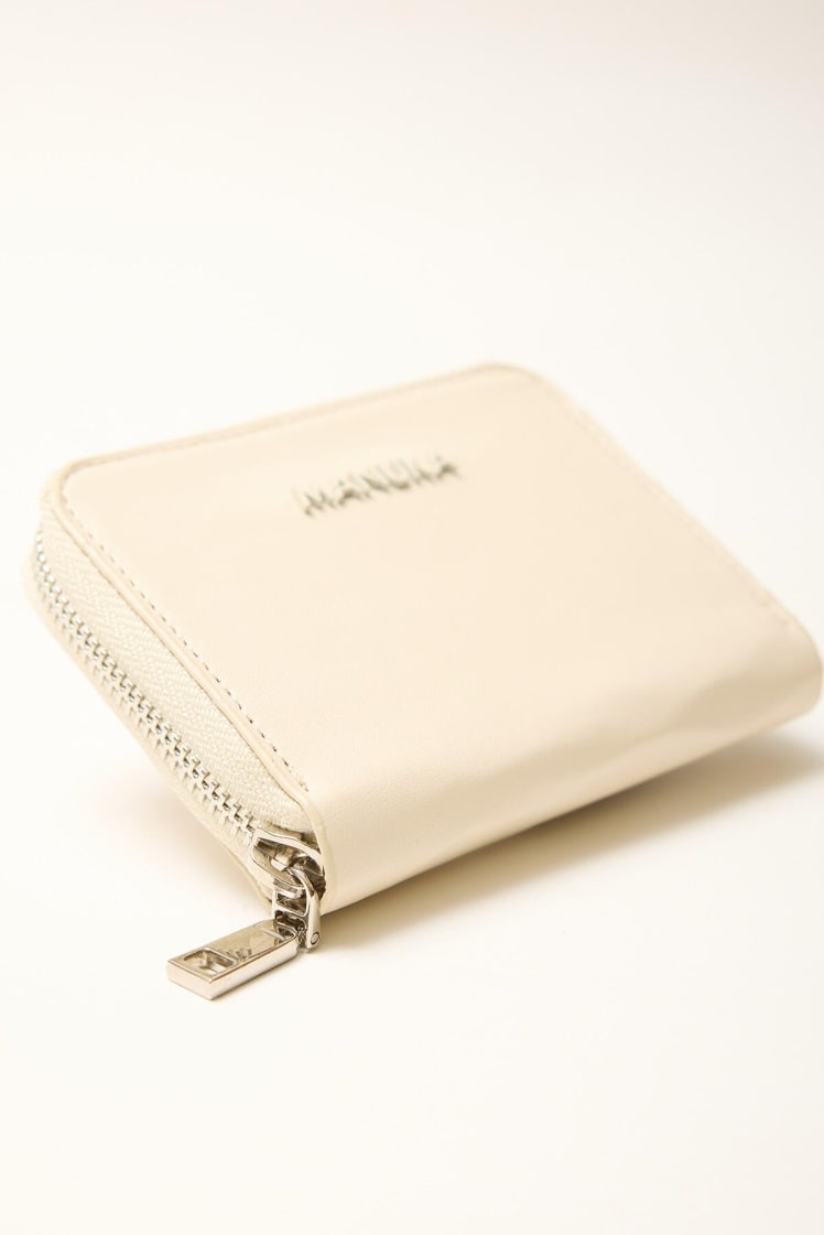 Mini wallet beige