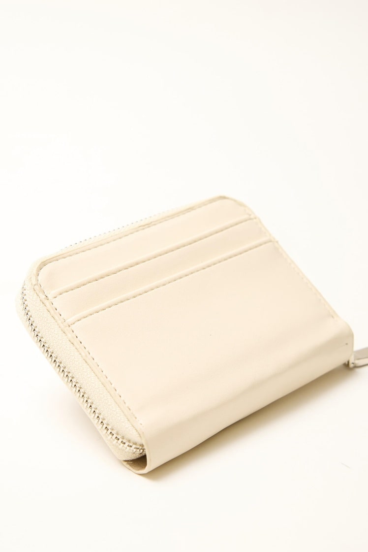 Mini wallet beige