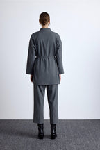 Classic gray suit