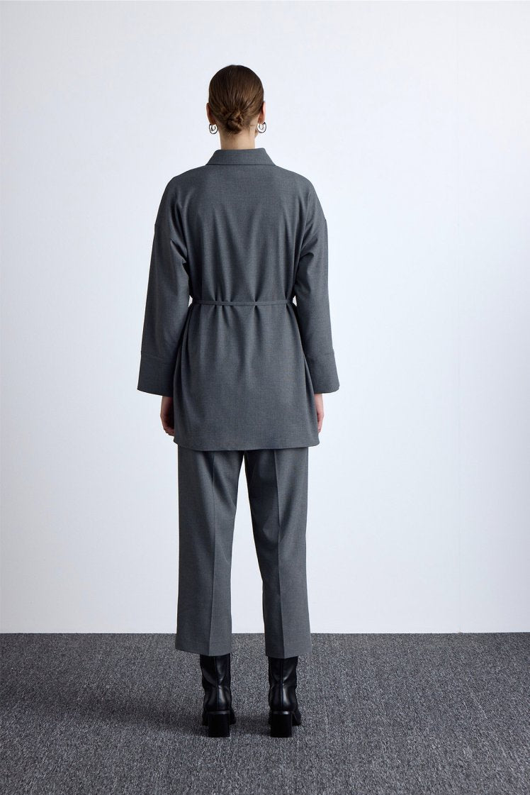 Classic gray suit