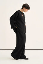 Black Organic Cotton Suit