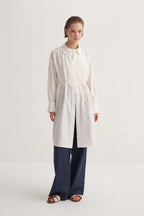 Ecru Organic Cotton Long Shirt
