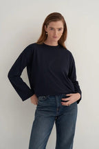 Navy Basic Sweatshirt