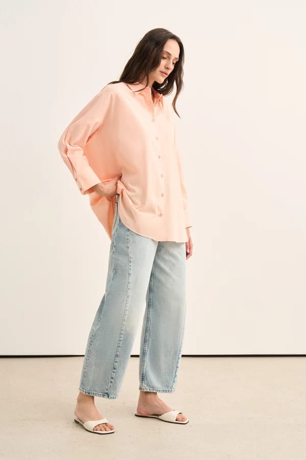 Salmon Organic Cotton Shirt