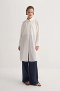 Ecru Organic Cotton Long Shirt