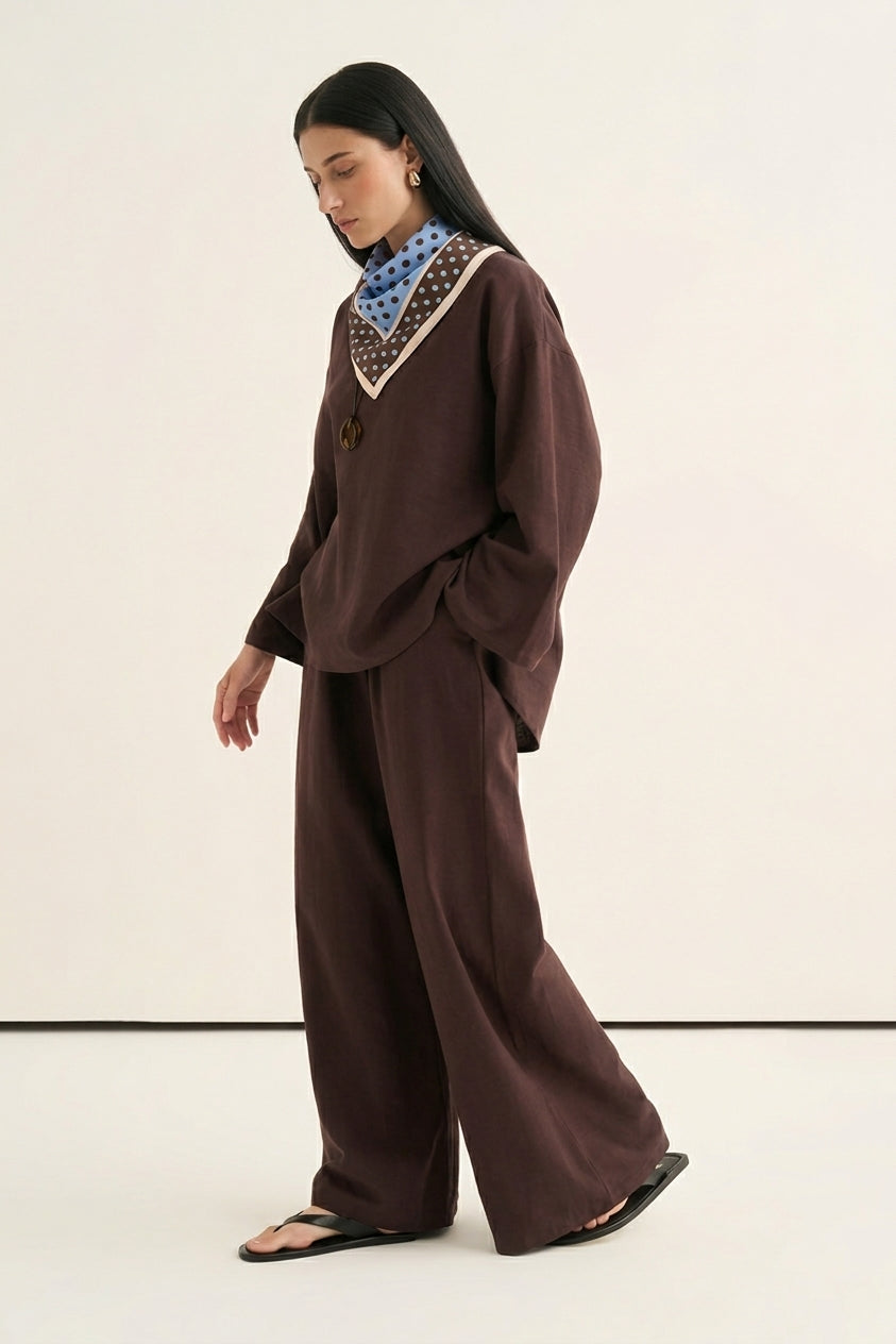 Brown Organic Cotton Suit