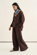 Brown Organic Cotton Suit