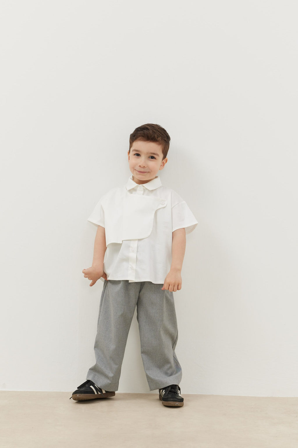 Piece shirt cream