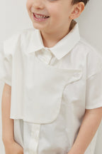 Piece shirt cream