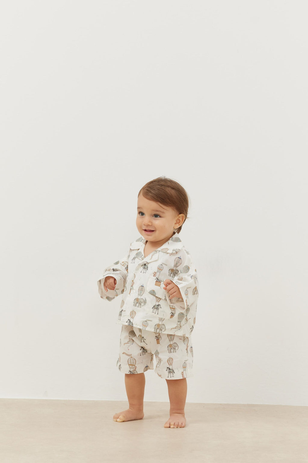 Pocket suit elephant pattern