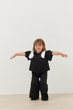 Ribbon suit black