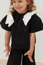 Ribbon suit black